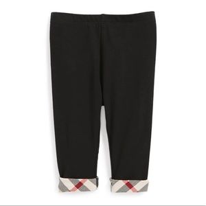 Burberry Check Cuff Leggings
